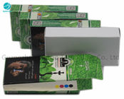 Cajas de cigarrillo verdes de la cartulina del paquete del tabaco y cajas externas de Shisha