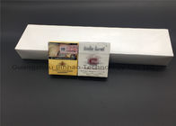 El paquete de fuma la caja de cigarrillo de encargo con la impresión y el sellado caliente