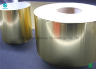 Papel brillante de papel de aluminio de la transferencia del oro en los materiales amistosos 65gsm de Eco