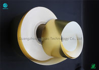 Anchura llana brillante compuesta del papel 83m m de papel de aluminio del oro/de la plata