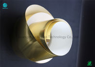 Anchura llana brillante compuesta del papel 83m m de papel de aluminio del oro/de la plata