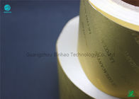 Papel compuesto de papel de aluminio del oro/de la plata con la marca o el logotipo de grabación en relieve 55gsm