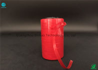 Anchura roja del rasgón de los materiales del MOPP del color fácil pegajoso auto-adhesivo 5m m de la cinta para la caja del cartón