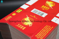 Cajas de cigarrillo de grabación en relieve de la cartulina del logotipo para la caja del tubo de tabaco no tóxica