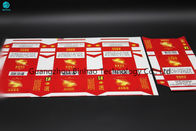 Cajas de cigarrillo rojas de la cartulina de la impresión en offset para 25 pedazos del empaquetado