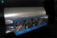 Carrete de película claro del PVC de la prenda impermeable para el tabaco, empaquetado de la caja del cigarrillo