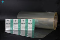 Película de empaquetado del PVC de la alta contracción del 5% para el acondicionamiento de los alimentos y caja desnuda del cigarrillo con el certificado del ISO