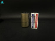 Línea olográfica cinta del oro del ANIMAL DOMÉSTICO de la tira de rasgón para la caja de naipes que empaqueta con tiempo de almacenamiento largo