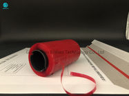 la cinta roja del rasgón Rolls de la seguridad de encargo adhesiva enorme de 5m m para la bolsa de papel de DHL que empaqueta y se abre