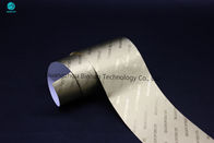 Papel de embalaje de grabación en relieve del papel de aluminio con color plata del oro en el estándar el 1500m una bobina