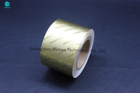 papel de papel de aluminio del cigarrillo de la base interna de 76m m en el oro brillante y de Matt, plata
