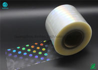 Anti - falsificación de brillante transparente del carrete de película de BOPP para el paquete interno 120m m de la caja del cigarrillo