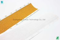 Arte perforado del amarillo del corcho del papel de filtro del tabaco del CU 200