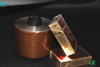 Materiales mates de oro clásicos del paquete del cigarrillo de la bobina de la cinta de la tira de rasgón del color