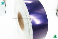 Eco - identificación interna del marco 120m m Coli del cigarrillo duro de papel amistoso purpurina/azul