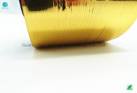 Mostrando a tipo del color del oro la cinta brillante de la tira de rasgón abertura llena fácil para no grabar ningún sonido