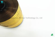 El color brillante imprimible de la cinta de la tira de rasgón de BOPP compensó los metros largos de oro el 10000M