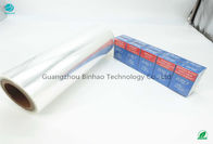 Del tabaco estático anti del claro ISO9001 película de empaquetado del PVC 76m m