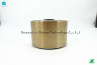 Línea adhesiva sensible diámetro interno 30m m del oro de la cinta BOPP del rasgón del chocolate de los materiales
