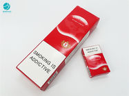 Caja de empaquetado de los productos de la cartulina del cigarrillo disponible con diseño personalizado