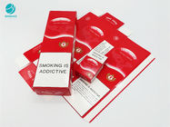 Fuma la caja de cigarrillo de los paquetes del paquete con la impresión modificada para requisitos particulares y el sellado caliente