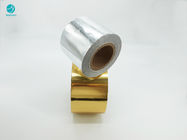 papel de plata del paquete del tabaco del papel de aluminio de la envoltura del cigarrillo del oro 55Gsm