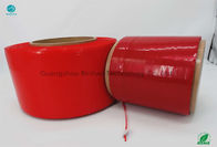 Color rojo del tamaño 5m m de la base el 152m de papel del grueso del pegamento de la cinta grande del rasgón