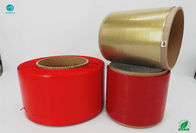 Base interna roja de la anchura 152m m del color fácil 5m m de los materiales del MOPP de la cinta del rasgón