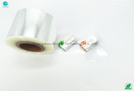 Materias primas BOPP de la película HNB de la anchura 50-60m m del paquete lateral brillante del E-cigarrillo