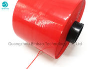 Bobinas abiertas fáciles puras de la cinta del rasgón del color rojo para el empaquetado de la caja