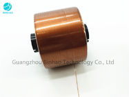 Empaquetado cosmético imprimiendo 2 milímetros de rasgón fácil de la tira de la cinta de color oro de Brown
