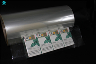película de empaquetado transparente del PVC del grueso de 25 micrones para el empaquetado desnudo de la caja del cigarrillo