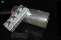 Carrete de película polivinílico transparente del envase de plástico del cloruro de vinilo para el empaquetado externo de la caja