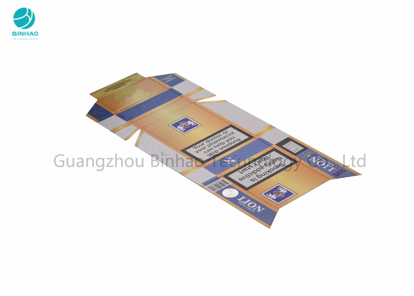 Cajas de cigarrillo de papel de la cartulina/paquete a todo color del Cig de la impresión con el sellado caliente