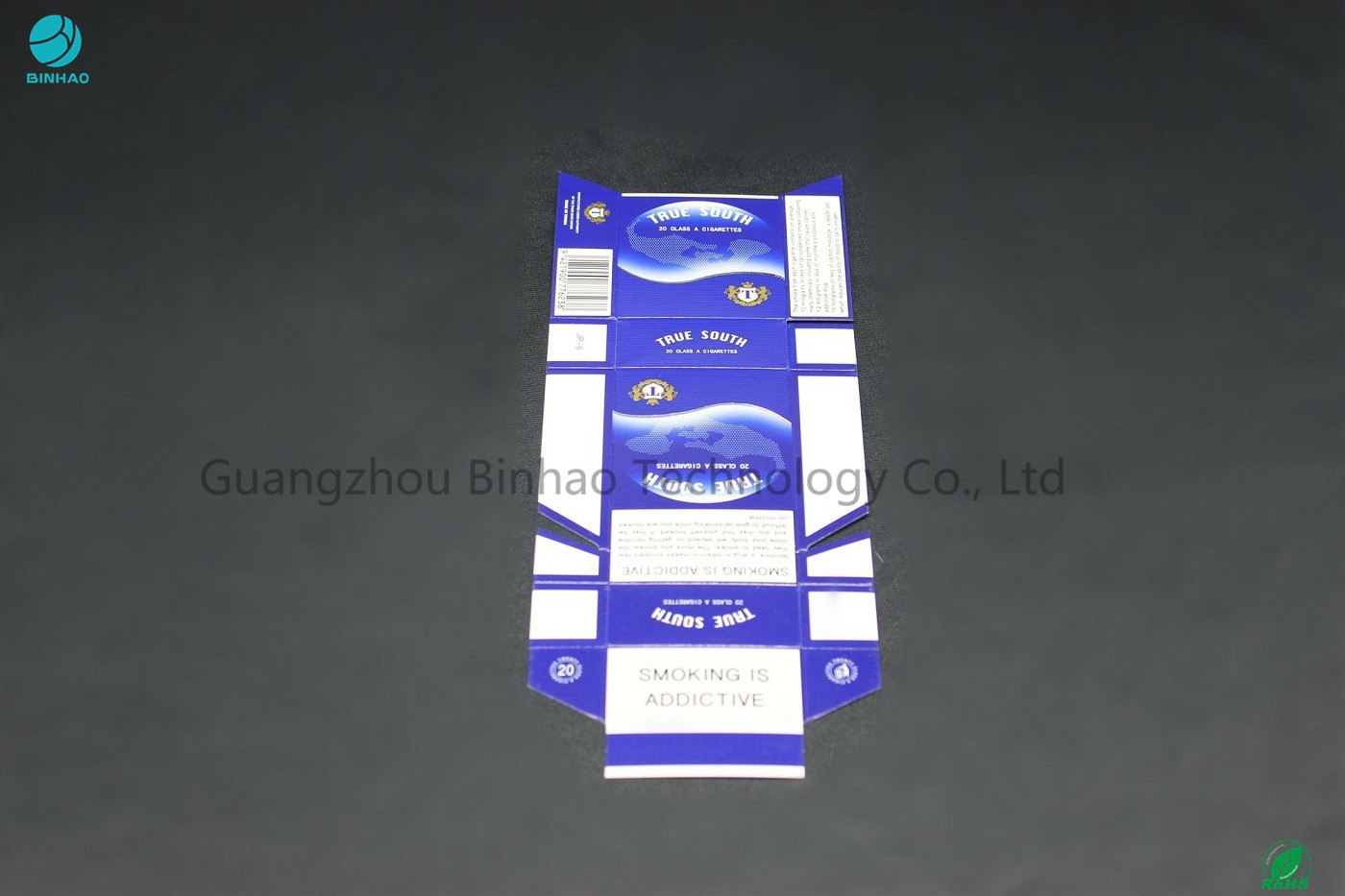 Caja disponible modificada para requisitos particulares del cigarrillo del papel del paquete que empaqueta con lustre/la laminación de Matt