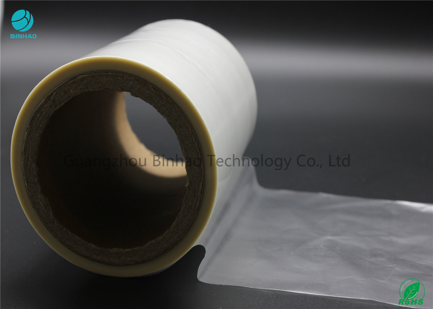 carrete de película de empaquetado de la película/BOPP del PVC de la anchura de 360m m para la caja de cigarrillo desnuda suave