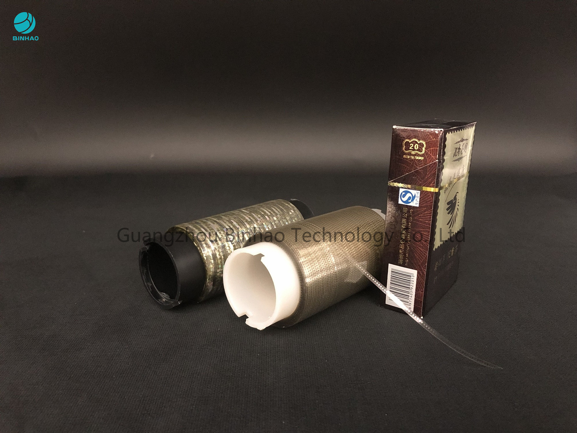 cinta de la tira de rasgón fácil del 10000m BOPP para la caja del cigarrillo del té que empaqueta con anti - falsificación