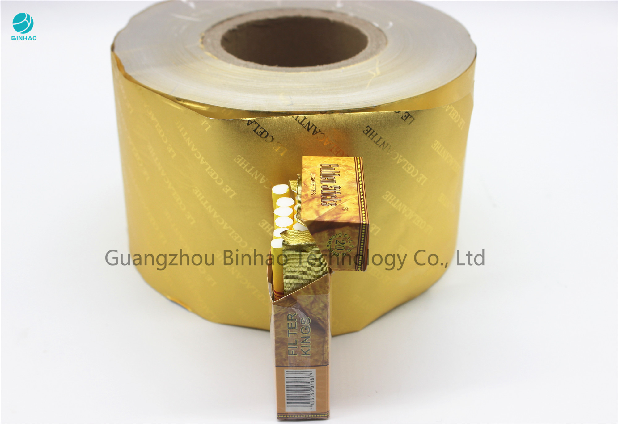 Rollo de papel de embalaje del papel de aluminio para el paquete del cigarrillo