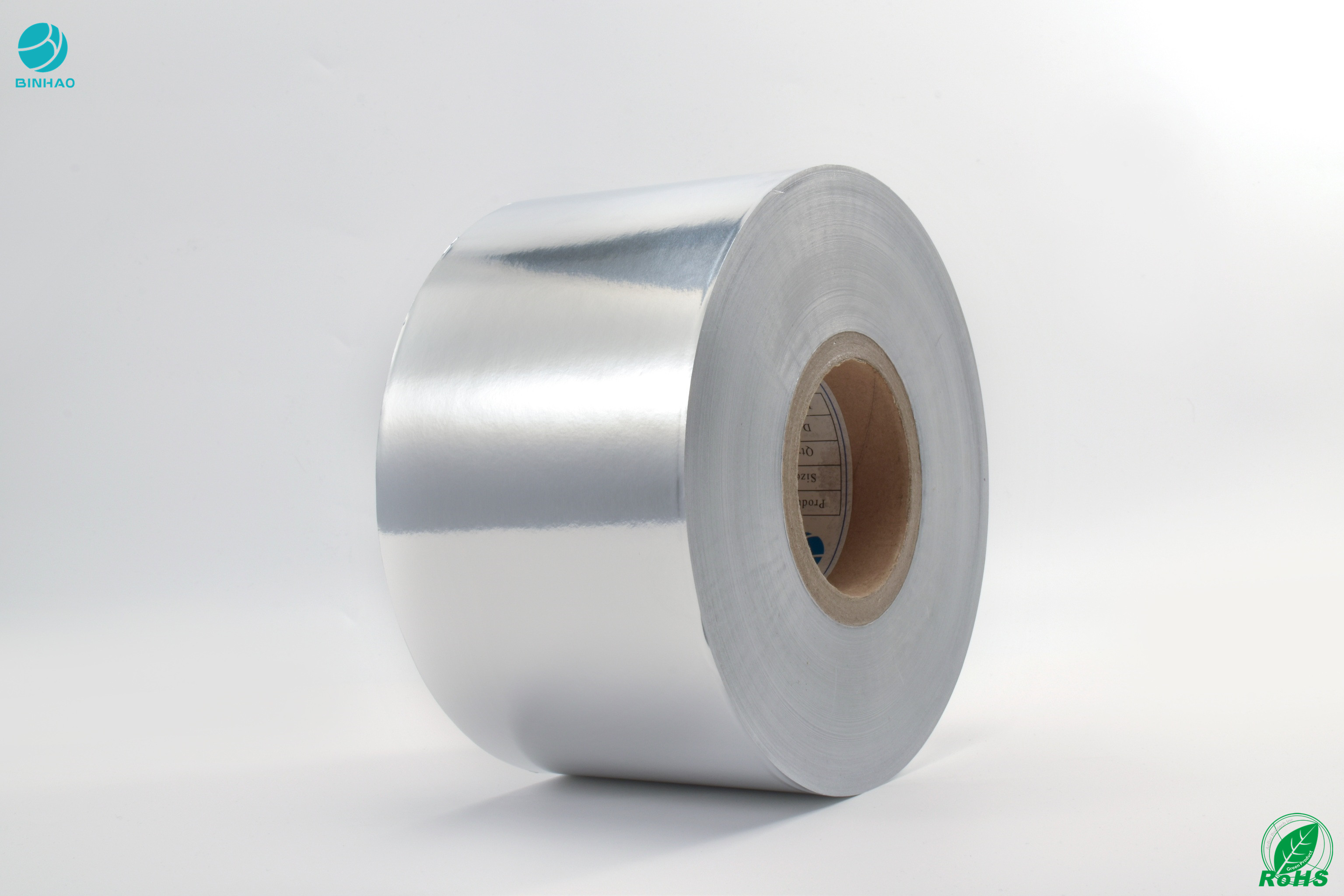 Papel de embalaje de papel de aluminio de las cajas del cigarrillo de la identificación 76m m de la bobina