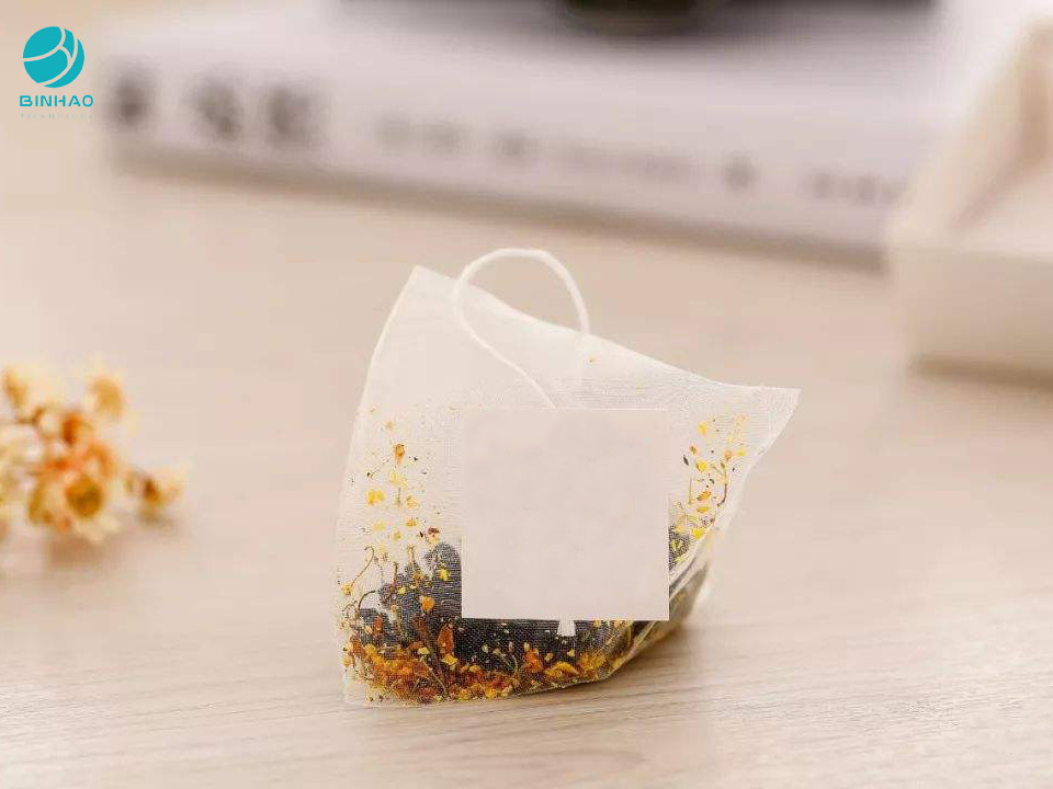 Rollo triangular de la tela no tejida del filtro del té para el bolso del embalaje del café