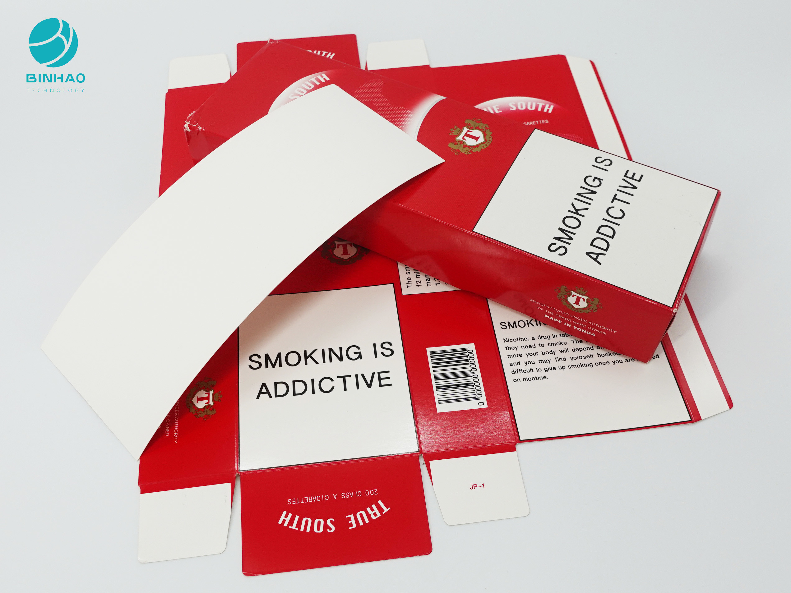 Logo Printed Eco-Friendly Cardboard Cases para el empaquetado del cigarrillo del tabaco