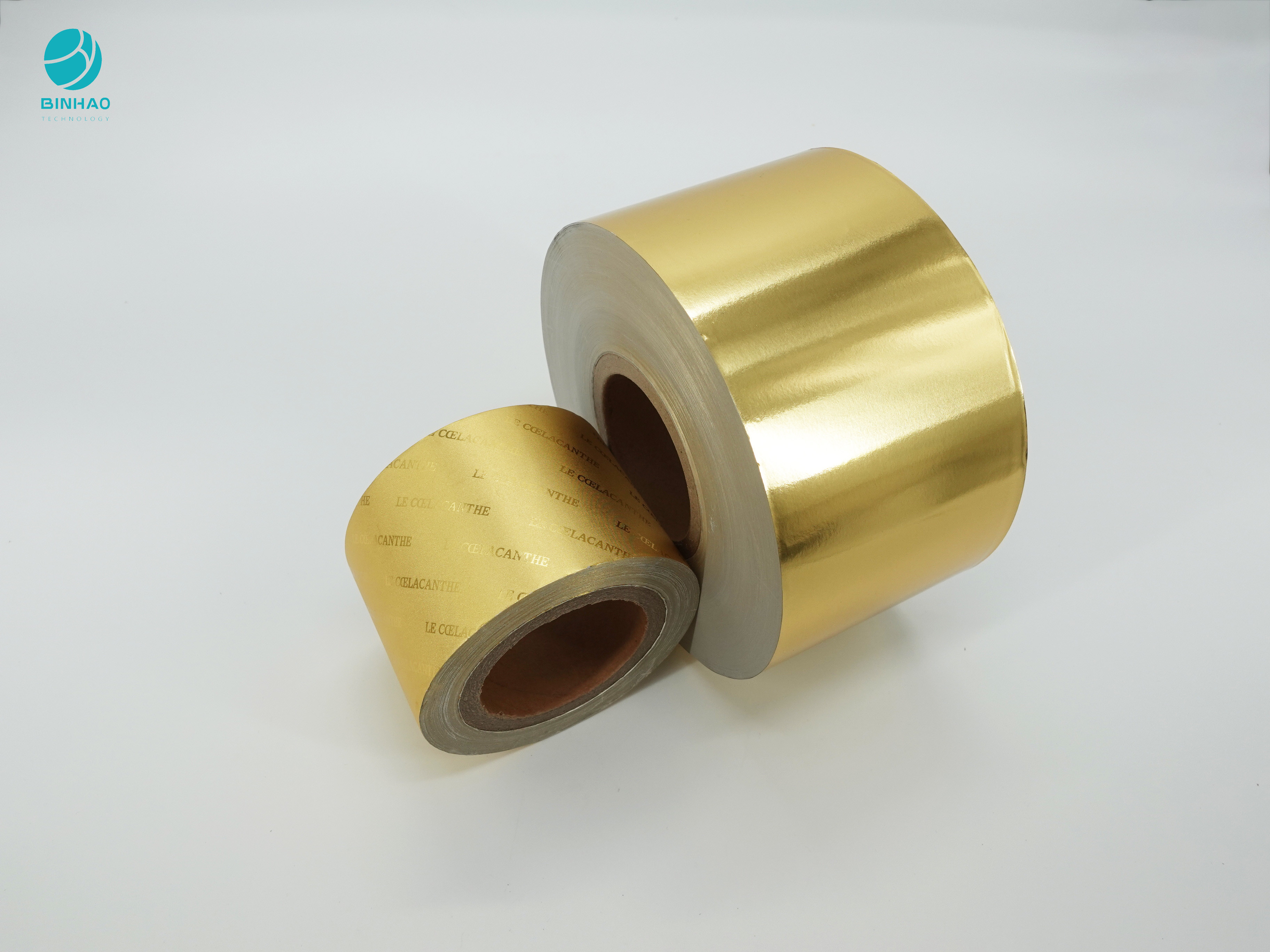 Cigarrillo Matte Aluminium Foil Paper de oro 62gsm