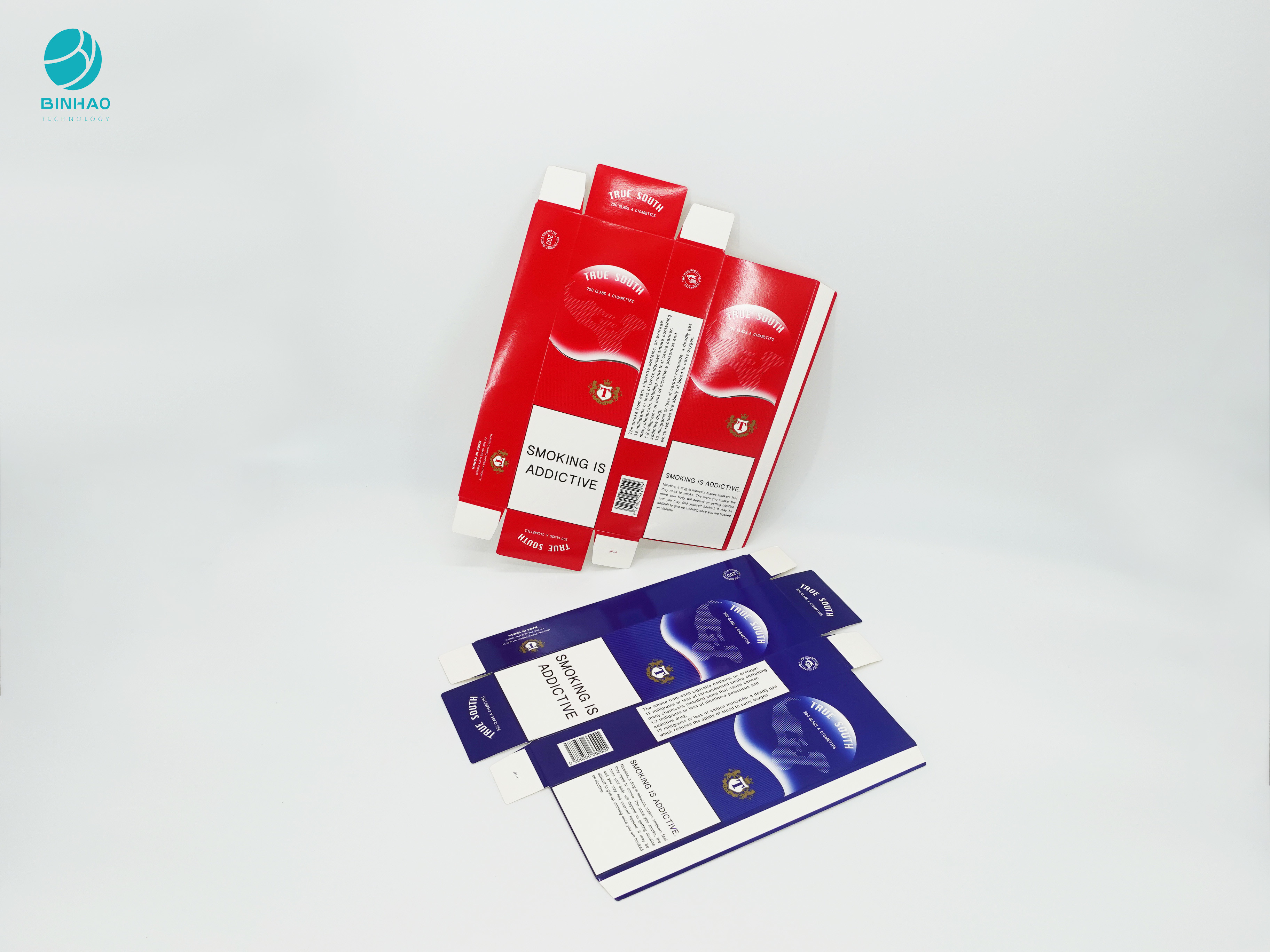 Papel decorativo de la cartulina del diseño para el empaquetado de la caja de la caja de cigarrillo del tabaco