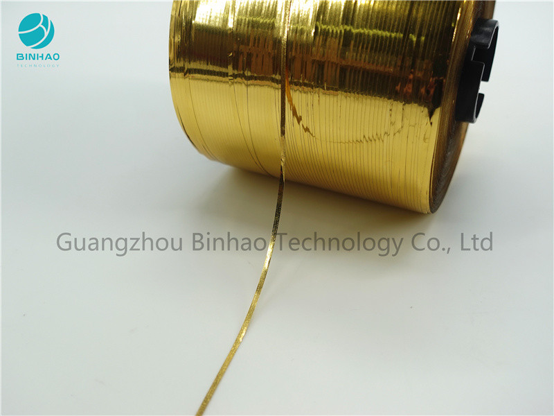 La prenda impermeable cinta caliente del rasgón de la tira del oro del derretimiento de 2 milímetros fácil se abre para el lacre del bolso