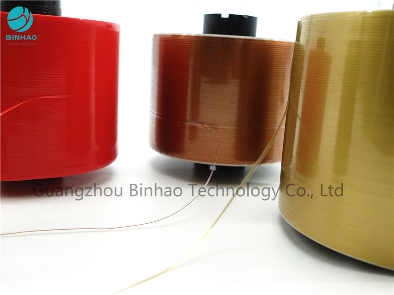 Bopp/el animal doméstico/Mopp modificó la cinta de la tira para requisitos particulares de rasgón de la prenda impermeable del tamaño en bobinas
