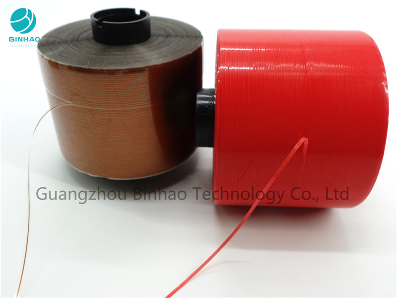 Buena elasticidad de la ductilidad cinta de la tira de rasgón de 3 milímetros para el lacre del bolso