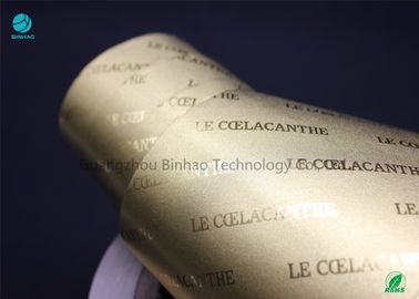 Papel brillante de papel de aluminio de la transferencia del oro en materiales ambientales
