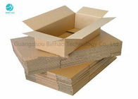 El color de papel de Brown recicló tamaño modificado para requisitos particulares caja de empaquetado acanalado