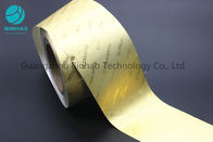 Papel de embalaje de aluminio grabado en relieve de oro de la hoja de lata para el empaquetado del cigarrillo