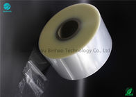 Película transparente auta-adhesivo del embalaje flexible del PVC Rolls con la base de papel interior 76m m